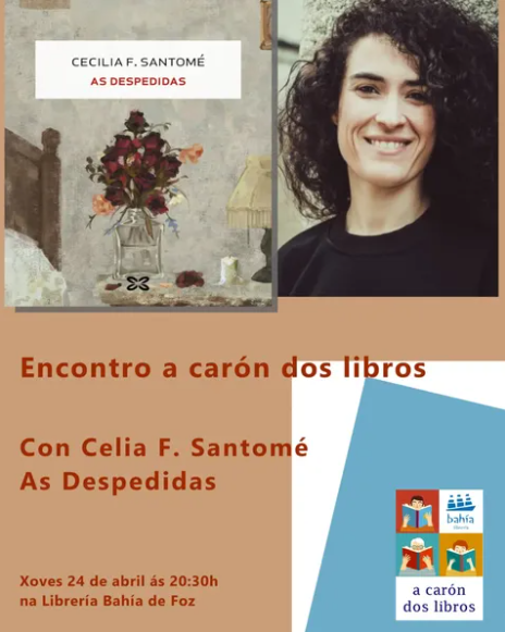Ce_FerSan's tweet photo. 📚 Día(s) dos libro(s): 

24/4, 20:30 h - Encontro a carón dos libros na libraría Bahía
26/4, 12:30 h - Vermú literario con @raquelpico na @LibrariaPaz 
27/4, 17:00 h - Encontro no club de lectura da @chainhoasoc https://t.co/c5di1gYXrv