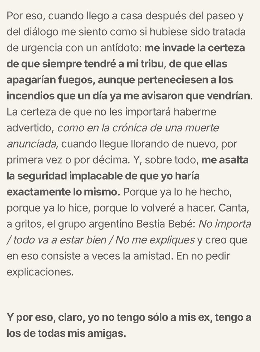 Esta semana lo titulé: “los ex de mis amigas son mis ex”.