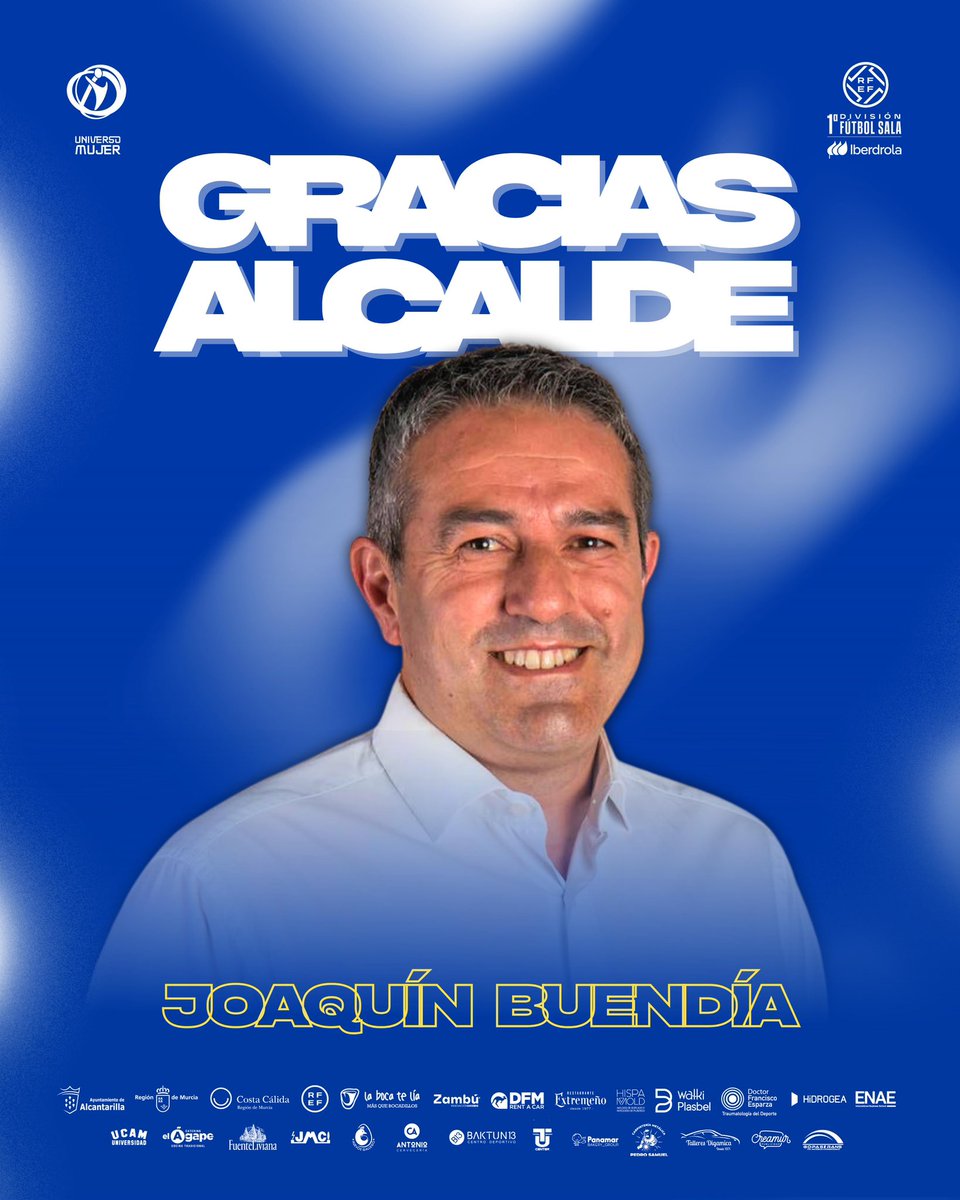 Despedimos con gratitud a Joaquín Buendía, alcalde de Alcantarilla, por su compromiso y apoyo al deporte junto al consejal Antonio Martínez Griñán. Desde nuestro club le deseamos lo mejor en esta nueva etapa. ¡Gracias por hacer de Alcantarilla una ciudad que respira deporte!