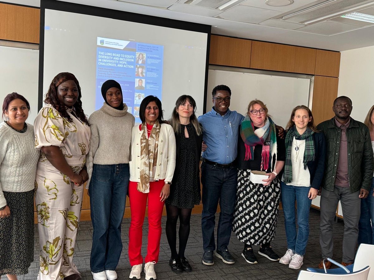 👏TY to all who attended the EDI Committee event "The Long Road to Equity, Diversity and Inclusion in University: Hope, Challenges and Action" last week. Excellent speakers and panel discussion with staff &amp; students #equity #highereducation <a href="/AdamUmarChukwu/">Adam</a> <a href="/SRani2020/">Shobha Rani</a>