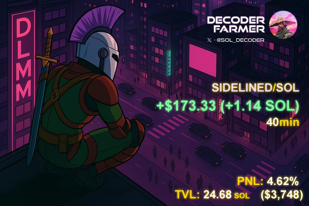 IamJustPete.abc ฿฿ ✌🏻 (@iamjustpete) on Twitter photo Just a few results of DLMM'ing with <a href="/SOL_Decoder/">SOL Decoder</a> Farmer.
The Farme can run 24/7 without your involvement.
I've set TP at 4% and it was hit 8 times since midnight..
#LParmy #LoveMetetora Just a few results of DLMM'ing with <a href="/SOL_Decoder/">SOL Decoder</a> Farmer.
The Farme can run 24/7 without your involvement.
I've set TP at 4% and it was hit 8 times since midnight..
#LParmy #LoveMetetora