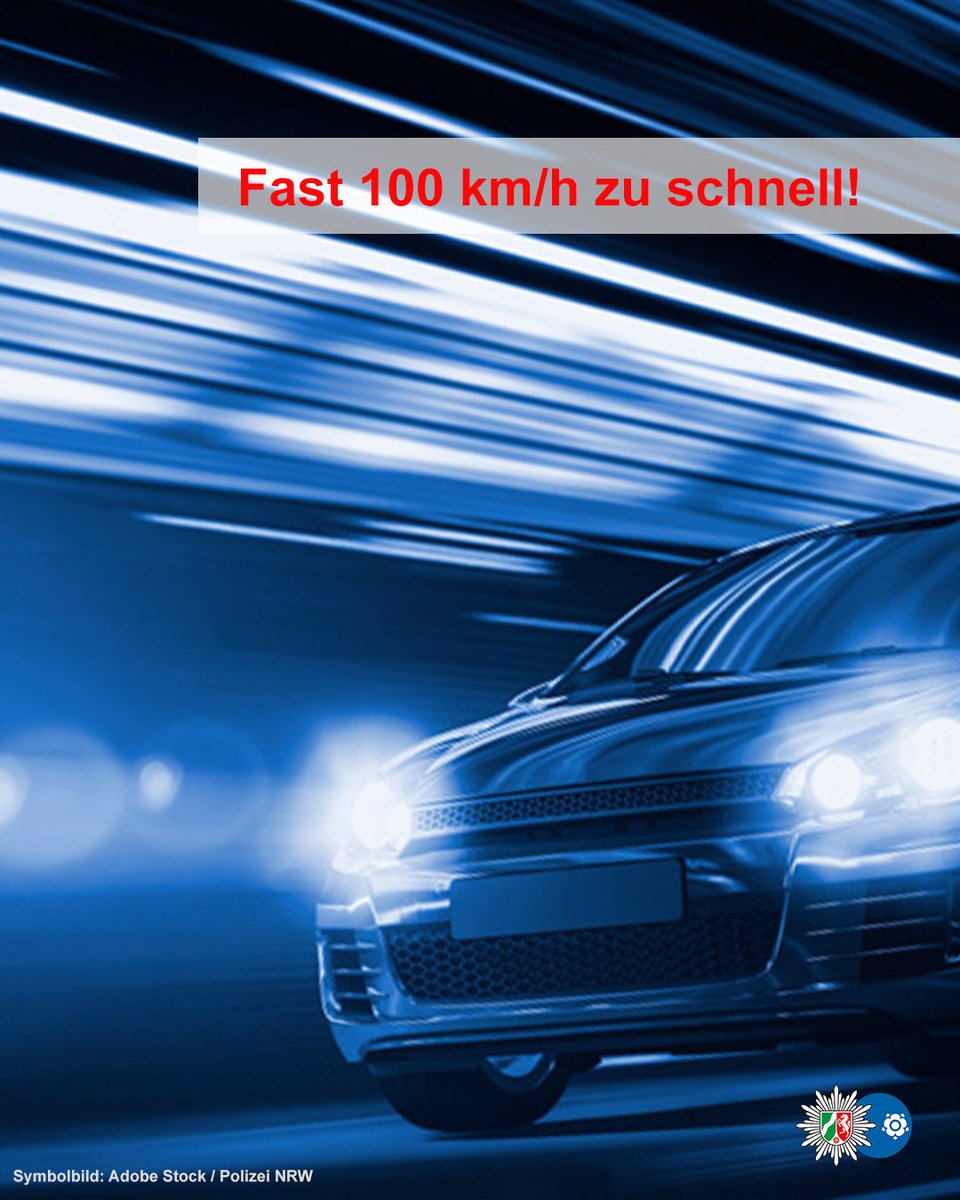 Fast 100 km/h zu schnell - In der Nacht zu Dienstag haben wir in Bad Salzuflen-Holzhausen zwei BMW gemessen, die die zugelassenen 50 km/h deutlich überschritten haben. Ein Fahrzeug war sogar mit 147 km/h unterwegs: presseportal.de/blaulicht/pm/1… #PolizeiLippe