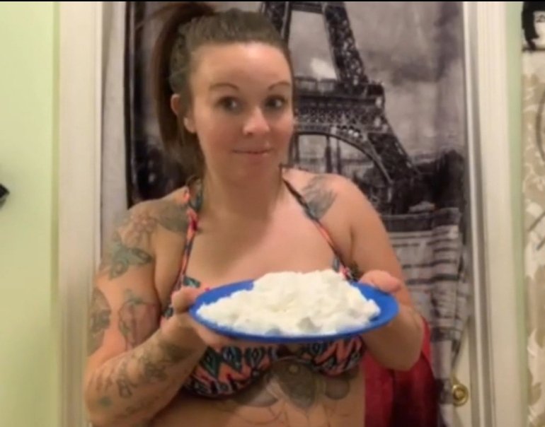 Happy whipped cream Wednesday! <a href="/TXWitchy/">💜Witchy Marlaina💚</a>, Sindy, myself and Cora all have had our fair share of getting a whipped cream pie in the face! Who teases better? Comment below and you might win a surprise! #nsfw #pieintheface #whippedcream #topless #tits #wam #messy #pieface #tease