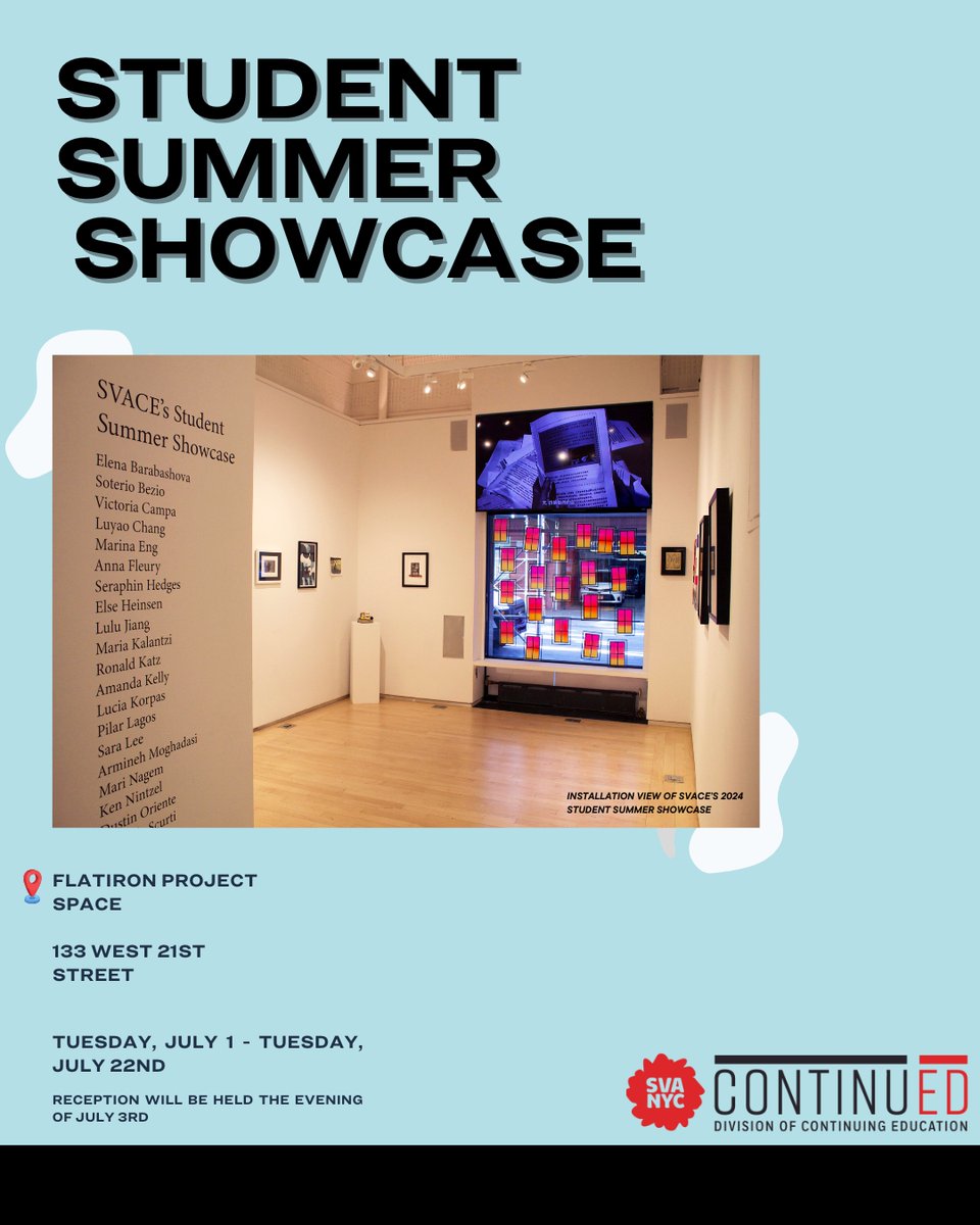It's that time of year again where we are calling for entries! 

We are delighted to invite you to submit to our third annual Student Summer Showcase! Application closes Friday, May 23

Link in bio!