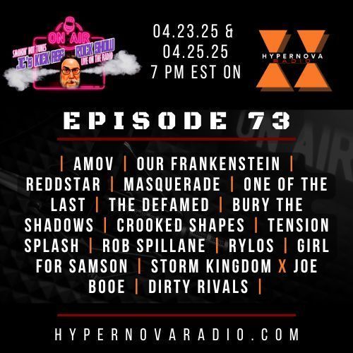 Hypernova Radio (@hypernova_radio) on Twitter photo 🚨TONIGHT & Friday @ 7:00 pm EST: <a href="/kickassrockshow/">Kick Ass Rock Show</a> returns this week with episode 73 and new releases from:
<a href="/AMOV_Official/">AMOV</a> | <a href="/OurFrankenstein/">Our Frankenstein</a> | #REDDSTAR | #Masquerade | <a href="/1LastBand/">One of the Last</a> | <a href="/wearedefamed/">Defamed</a>
TUNE IN ON THE @live365official APP OR hypernovaradio.com
.
#radioshow 🚨TONIGHT & Friday @ 7:00 pm EST: <a href="/kickassrockshow/">Kick Ass Rock Show</a> returns this week with episode 73 and new releases from:
<a href="/AMOV_Official/">AMOV</a> | <a href="/OurFrankenstein/">Our Frankenstein</a> | #REDDSTAR | #Masquerade | <a href="/1LastBand/">One of the Last</a> | <a href="/wearedefamed/">Defamed</a>
TUNE IN ON THE @live365official APP OR hypernovaradio.com
.
#radioshow