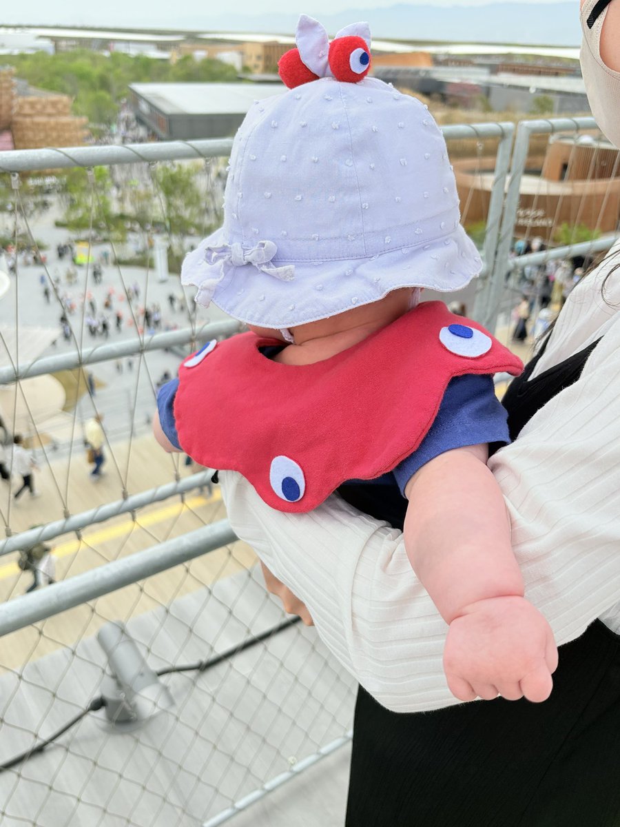 ☺︎19 mike様ハンドメイド　スタイ ミャクミャクスタイw