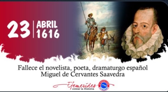 #CubaMined #EducaciónCiroRedondo #CiegoEn26 Fue el autor del Quijote, la primera novela moderna,  una de las mejores obras de la literatura universal, cuya cantidad de ediciones y traducciones solo es superada por la Biblia.