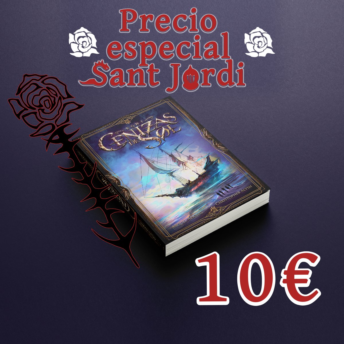 ⚠️¡Solo hoy! 
►Precio especial Sant Jordi: 10€🐉🌹◄
Escribe "Eghi" y nos ponemos en contacto contigo para dedicártelo.
Cenizas de Sol a tu alcance ☀️🌥️