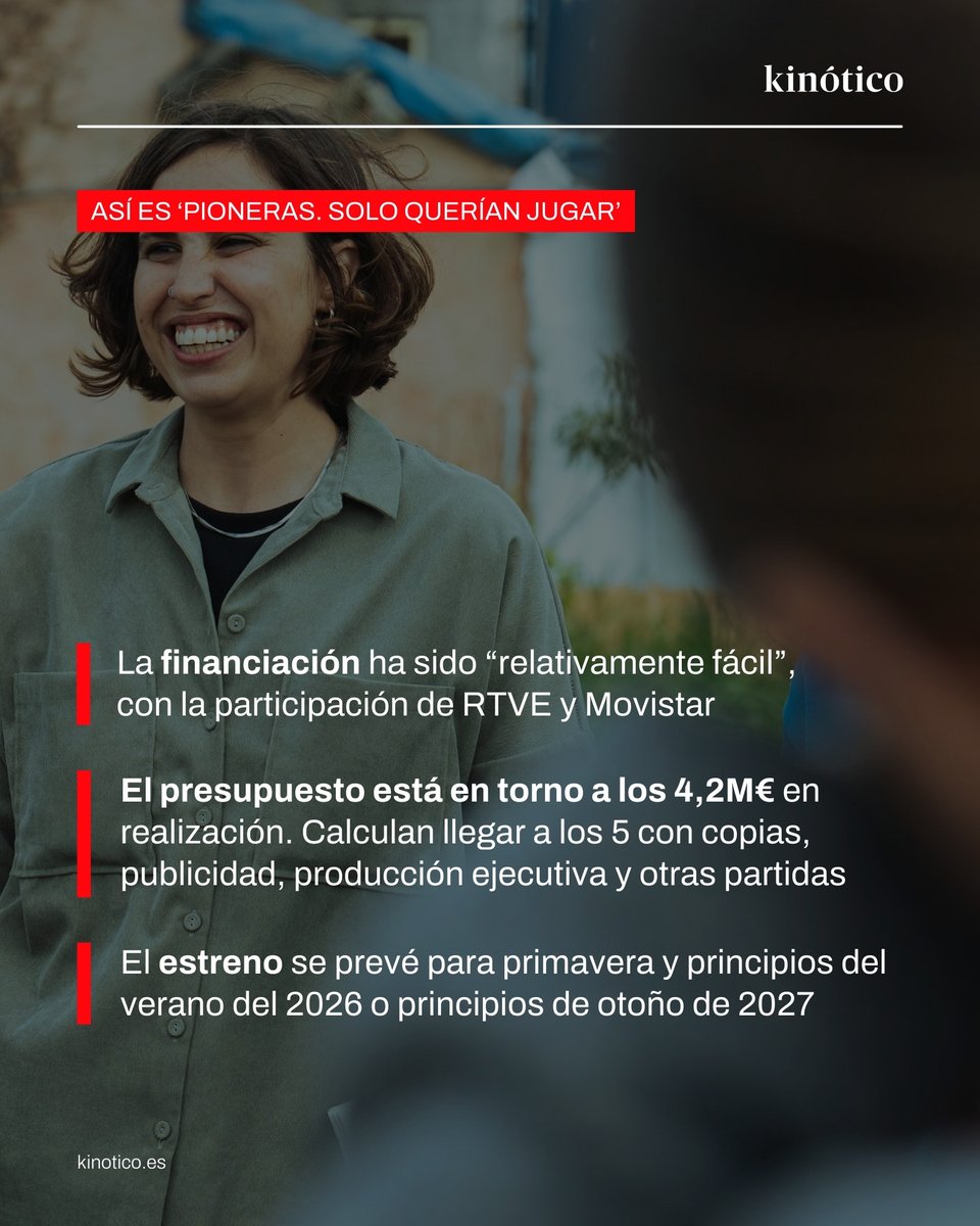 ⚽️🏃‍♀️ La épica del barro, el fútbol y "el camino de las mujeres para conquistar espacios" en el rodaje de 'Pioneras. Solo querían jugar'

✍️ <a href="/mariajoarias/">Mariajo Arias</a> nos cuenta su visita al rodaje de esta película dirigida por Marta Díaz de Lope Díaz

🔗 kinotico.es/industria/2025…