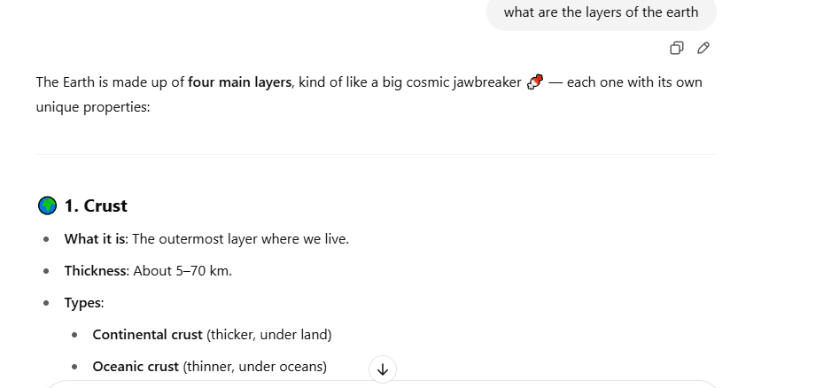 MercyOl48334259's tweet image. Day 2 of #ALX AI Starter Kit. Today I explored the power of Prompt with ChatGPT. I utilized the basic components of prompt:
Instruction
Context
Examples
Role
Tone
Intended Audience
Output Format
Here are screenshots showing my interactions with ChatGPT! #ALXProgram #ALX_AI