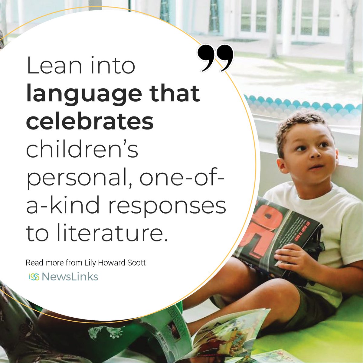 ISSCommunity's tweet image. Students' engagement with books is dropping, but @ScholasticEdu author Lily Howard Scott shares a powerful antidote. In #ISSedu NewsLinks, read tips to rekindle the magic of reading: iss.education/NL25-reading
#ISSedu #EdChat #WorldBookDay