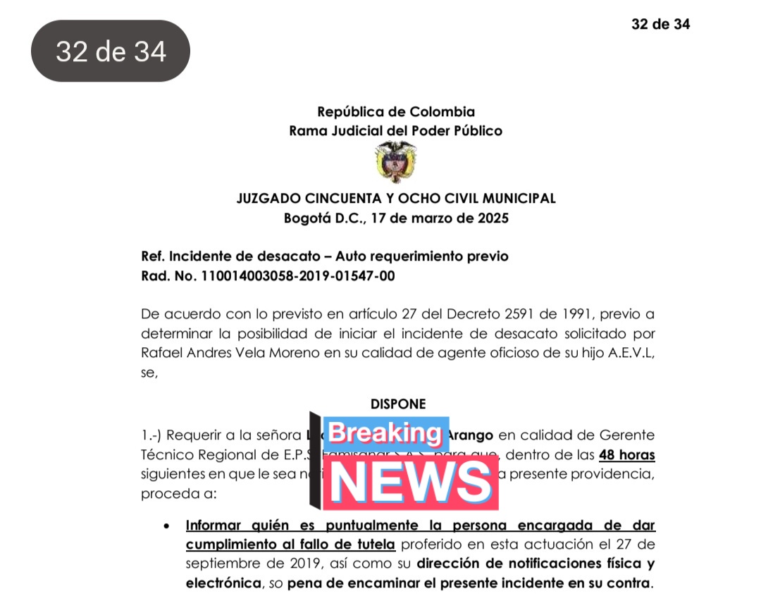 Fundacion Sanfilippo Colombia (@sanfilippocol) on Twitter photo Alguien que nos guíe que se debe hacer cuando <a href="/EPS_Famisanar/">Famisanar</a> no responde por los medicamentos de 3 meses con la excusa de que no hay y no entrega carta de desabastecimiento? Tutelas o desacatos no sirven <a href="/Supersalud/">Supersalud</a> <a href="/DefensoriaCol/">Defensoría del Pueblo</a> <a href="/Fecoer/">Federación Colombiana de Enfermedades Raras</a> ...hilo Alguien que nos guíe que se debe hacer cuando <a href="/EPS_Famisanar/">Famisanar</a> no responde por los medicamentos de 3 meses con la excusa de que no hay y no entrega carta de desabastecimiento? Tutelas o desacatos no sirven <a href="/Supersalud/">Supersalud</a> <a href="/DefensoriaCol/">Defensoría del Pueblo</a> <a href="/Fecoer/">Federación Colombiana de Enfermedades Raras</a> ...hilo