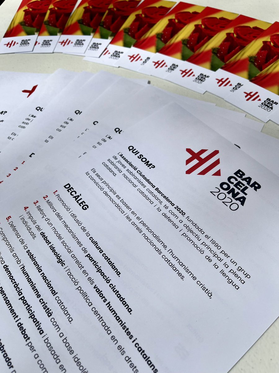 🌹📚 Des de l’Associació Barcelona 2020 us desitgem un molt bon Sant Jordi, especialment als Jordis i les Jordines!

Durant el dia d’avui ens podreu trobar a la paradeta del C/Calàbria, 171.

Us hi esperem!