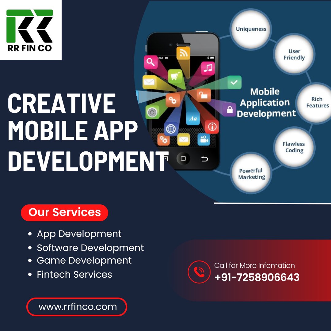 RRFinCo175615's tweet image. Mobile application development is the process of making software for smartphones, tablets and digital assistants. #software_developer #web_developer #app_developer #fintech_services rrfinco.com
Call on :- 7258906643
Email :- support@rrfinco.com