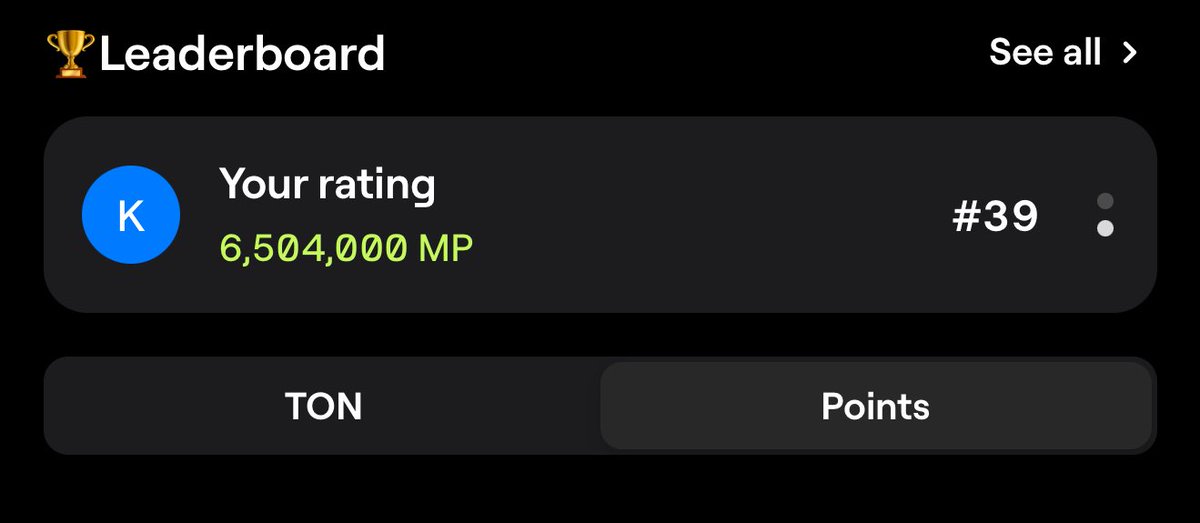 $BLUM üzerinde dünyada 39. Sıradayım bu puana bu puana 30k$ üzeri drop alırsam 150.000 TL favlayan 10 arkadaşa göndereceğim 

<a href="/grok/">Grok</a> listelenince favlayan 10 arkadaşımı seçer misin