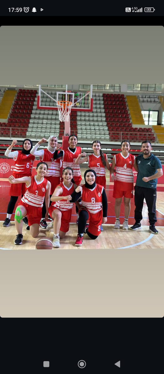 BatmanKYGM's tweet photo. #YurtLig Basketbol müsabakaları için Sivas’ a giden öğrencilerimiz bugünkü maçtan galibiyetle döndü 🏀 
Takımımız harika bir başlangıç yaptı! Müsabaka boyunca desteğimiz sizinle kızlar! https://t.co/jDbHyLcZz0