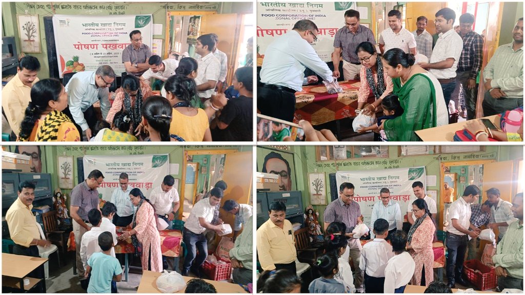 Food Corporation of India, Zonal Office(NE) (@fci_ne) on Twitter photo As part of #poshanpakhwada2025, team <a href="/fci_ne/">Food Corporation of India, Zonal Office(NE)</a> led by Shri DP Shukla ED(NE)and Shri A Rajagopal CGM (NE) visited Lachitnagar LP School and Anganwadi centre for creating awareness on healthy lifestyle for addressing obesity in children with distribution of nutrition kits.<a href="/FCI_India/">Food Corporation of India</a> As part of #poshanpakhwada2025, team <a href="/fci_ne/">Food Corporation of India, Zonal Office(NE)</a> led by Shri DP Shukla ED(NE)and Shri A Rajagopal CGM (NE) visited Lachitnagar LP School and Anganwadi centre for creating awareness on healthy lifestyle for addressing obesity in children with distribution of nutrition kits.<a href="/FCI_India/">Food Corporation of India</a>