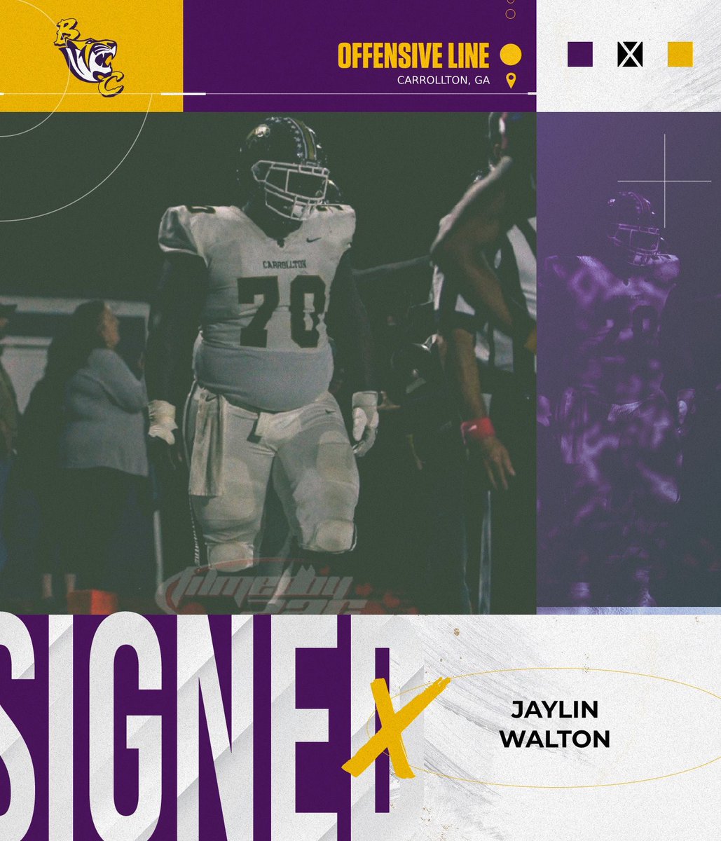 GoTigers_FB's tweet image. ✍️ 𝓢𝓘𝓖𝓝𝓔𝓓     

Welcome to the Tiger family, @WaltonJaylin ! 🐅
 
#VISION