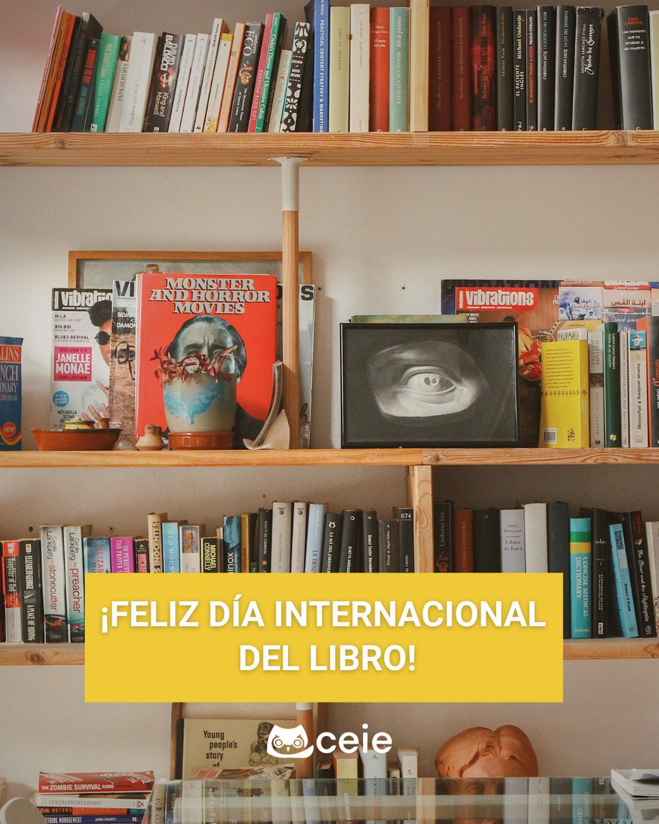 ceie_es's tweet photo. ¡Feliz Día Mundial del libro!📚✨
En este gran día recordamos la importancia de la lectura📚 y reconocer el gran poder😎 que esta tiene en la sociedad🚀
¿Cómo celebras?🧐
#books #lectura #libro #CEIE #efeméride #innovacion #libros #escritores #cultura #arte #conocimiento https://t.co/gSxzopom3z