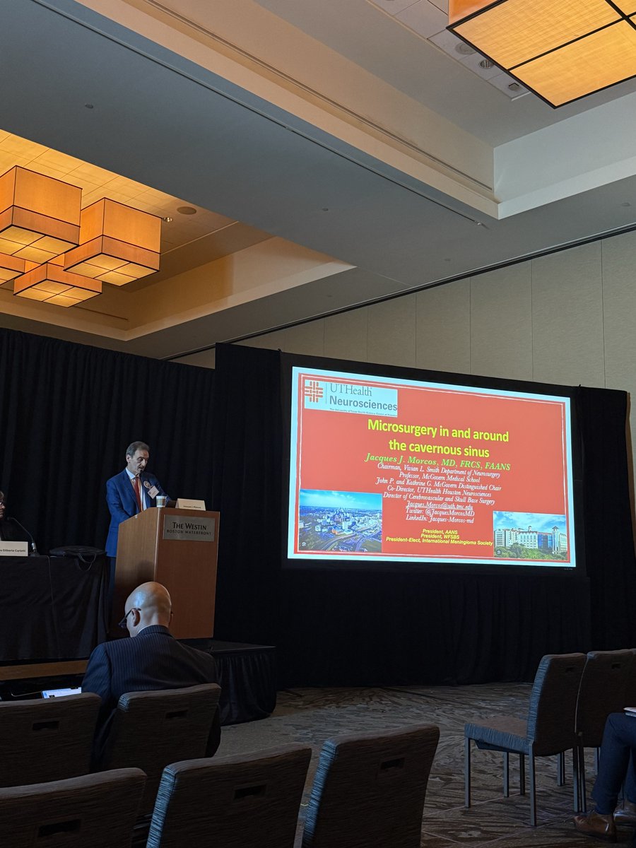 UTHealthNeurosciences (@uthneuro) on Twitter photo Our Chairman and AANS president <a href="/jacquesmorcosmd/">Jacques Morcos MD FRCS FAANS</a> kicking things off at the 2nd Yaşargil Microsurgical Congress in Boston hosted by MGB <a href="/UTHealthHouston/">UTHealth Houston</a> Our Chairman and AANS president <a href="/jacquesmorcosmd/">Jacques Morcos MD FRCS FAANS</a> kicking things off at the 2nd Yaşargil Microsurgical Congress in Boston hosted by MGB <a href="/UTHealthHouston/">UTHealth Houston</a>