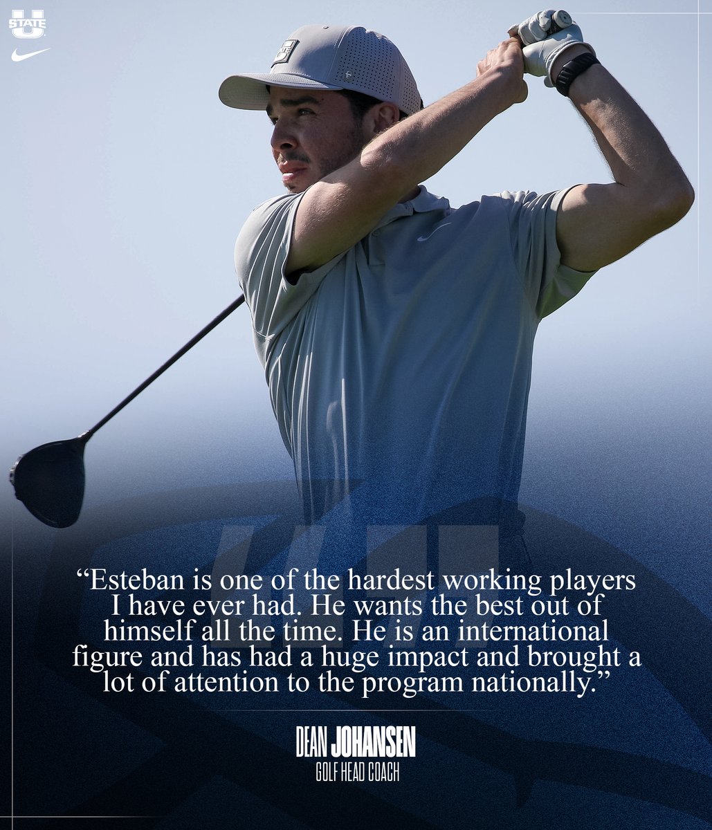 USU Men's Golf (@usugolf) on Twitter photo ๐โณ๏ธ ๐ข๐ฎ๐ท๐ฒ๐ธ๐ป ๐ข๐ช๐ต๐พ๐ฝ๐ฎ!
Join us in celebrating four incredible Aggies who have left their mark on Utah State Golf โ Julio Arronte, John Cook, Cole Enlow, and Esteban Jaramillo.๐๐๏ธโโ๏ธ
Next up for the Aggies is the Mountain West Championship this weekend.
#AggiesAllTheWay ๐โณ๏ธ ๐ข๐ฎ๐ท๐ฒ๐ธ๐ป ๐ข๐ช๐ต๐พ๐ฝ๐ฎ!
Join us in celebrating four incredible Aggies who have left their mark on Utah State Golf โ Julio Arronte, John Cook, Cole Enlow, and Esteban Jaramillo.๐๐๏ธโโ๏ธ
Next up for the Aggies is the Mountain West Championship this weekend.
#AggiesAllTheWay