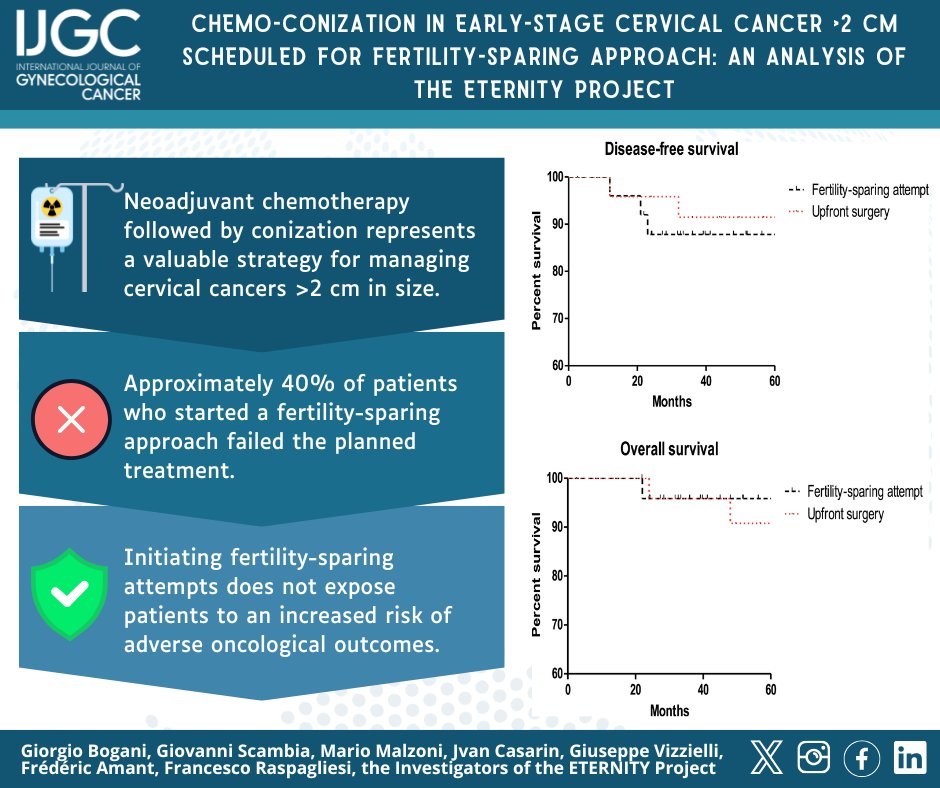 IJGC (@ijgconline) on Twitter photo Chemo-conization in Early-sTage #cERvicalcaNcer >2 cm scheduled for fertilItY-sparing approach: an analysis of the #ETERNITYproject
📌 bit.ly/4jxabbK
<a href="/pedroramirezMD/">Pedro T Ramirez</a> <a href="/HsuMd/">Arthur_HC_Hsu</a> <a href="/JayrajAarthi/">Aarthi S Jayraj</a> <a href="/AndreFernandes2/">Andreina Fernandes</a> <a href="/IGCSociety/">IGCS</a> <a href="/ESGO_society/">ESGO</a> <a href="/ENYGO_official/">European Network of Young Gynae Oncologists</a> <a href="/OncoAlert/">OncoAlert</a> <a href="/IJGCfellows/">IJGC Fellows</a> Chemo-conization in Early-sTage #cERvicalcaNcer >2 cm scheduled for fertilItY-sparing approach: an analysis of the #ETERNITYproject
📌 bit.ly/4jxabbK
<a href="/pedroramirezMD/">Pedro T Ramirez</a> <a href="/HsuMd/">Arthur_HC_Hsu</a> <a href="/JayrajAarthi/">Aarthi S Jayraj</a> <a href="/AndreFernandes2/">Andreina Fernandes</a> <a href="/IGCSociety/">IGCS</a> <a href="/ESGO_society/">ESGO</a> <a href="/ENYGO_official/">European Network of Young Gynae Oncologists</a> <a href="/OncoAlert/">OncoAlert</a> <a href="/IJGCfellows/">IJGC Fellows</a>