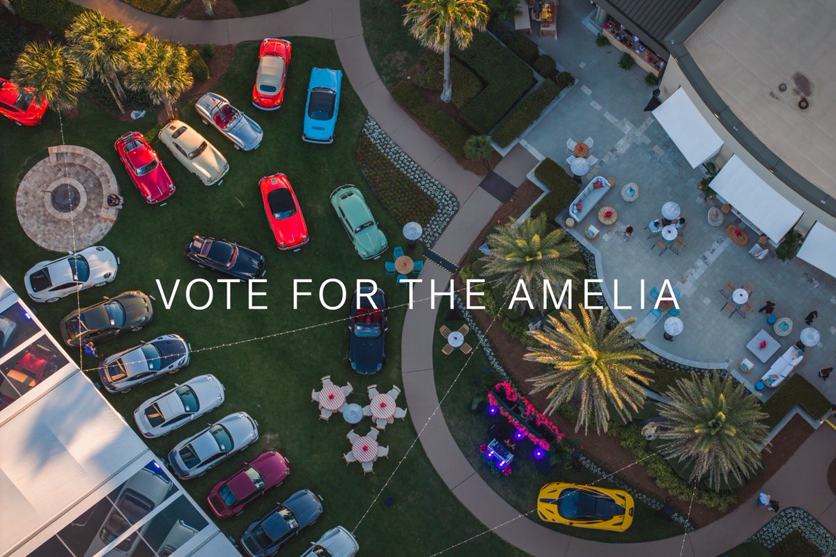 It's time to vote! 🗳️ 

The Amelia was nominated by USA TODAY for the Best Car Show in 2025. In order to secure the lead spot, we need our friends to help us out. 

Vote daily until 4/28: bit.ly/4iT33GE.