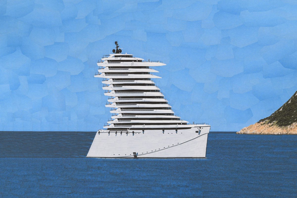Superyacht with the <a href="/WSJ/">The Wall Street Journal</a> and <a href="/VctriaRsslli/">VICTORIA ROSSELLI</a>