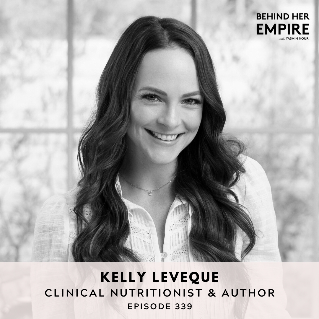 In this week's episode, we're joined by Kelly LeVeque, a certified functional nutritionist, wellness expert, and best-selling author. Full episode available here: behindherempire.com/episode/kelly-…