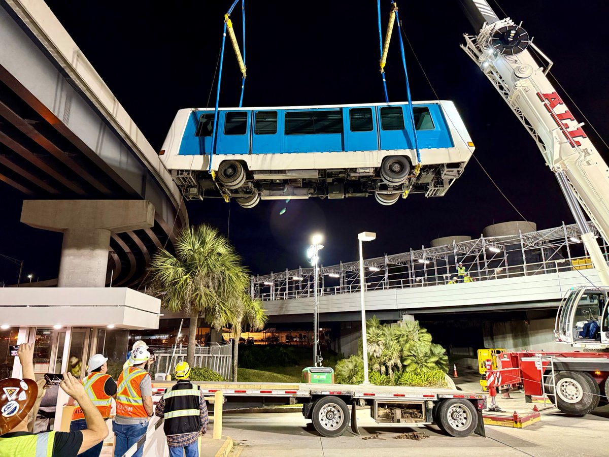 After 1 million+ miles carrying travelers to/from Airside A, Tampa International Airport (TPA) is beginning to retire their Innovia 100s to make way for their new APM 300R cars... coming soon! ✈️🚅