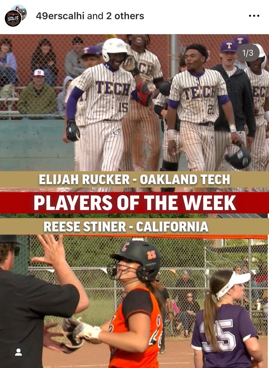 So excited to have received player of the week from the #1 high school sports channel in the nation!! Thank you 49ersCalHi!

<a href="/CoachSanders22/">Dwight Sanders</a> <a href="/montanez_22/">emily montanez</a> <a href="/coachyegge/">Yegge</a> <a href="/StacyMayJohnson/">Stacy May-Johnson</a> <a href="/Hey_Coach_Bobby/">Bobby Alvara</a> <a href="/CoachMattaUCR/">Brittney Matta</a> <a href="/CoachAJ10/">Coach AJ Robinson</a> <a href="/stef_ewing/">Stef Ewing</a> <a href="/TJeske_SeaDoo/">Tyler Jeske</a> <a href="/CoachSowderLBSU/">Kim Sowder</a>