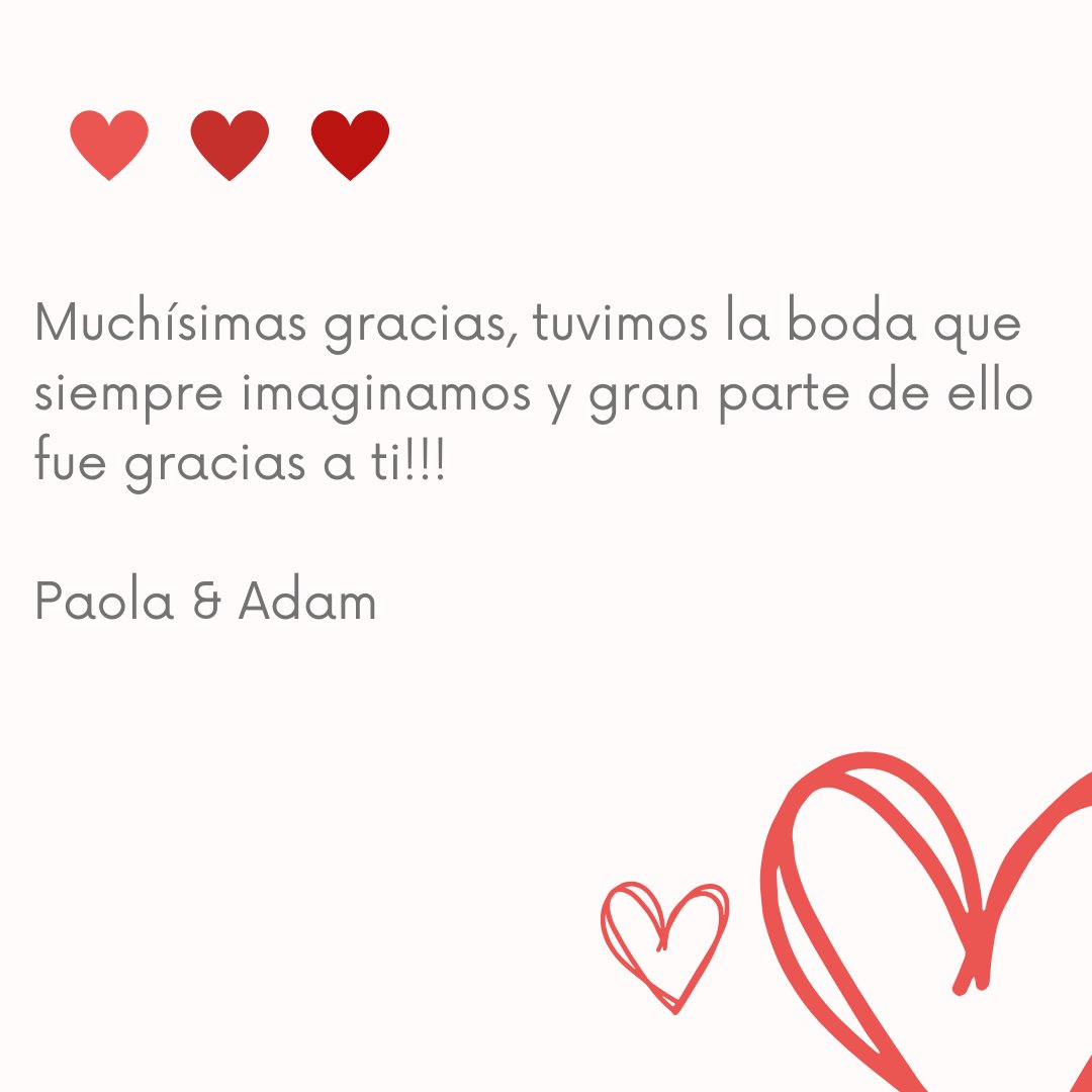 EdMyco's tweet photo. 💛 Historias que me llegan al alma...

Paola &amp; Adam vivieron una boda mágica, llena de emoción, luz y energía.

Y saber que contribuí a que ese día fuera el que siempre imaginaron, me llena de orgullo y felicidad.

Gracias de corazón por vuestras palabras. ¡Sois increíbles! https://t.co/DeH6UybROL