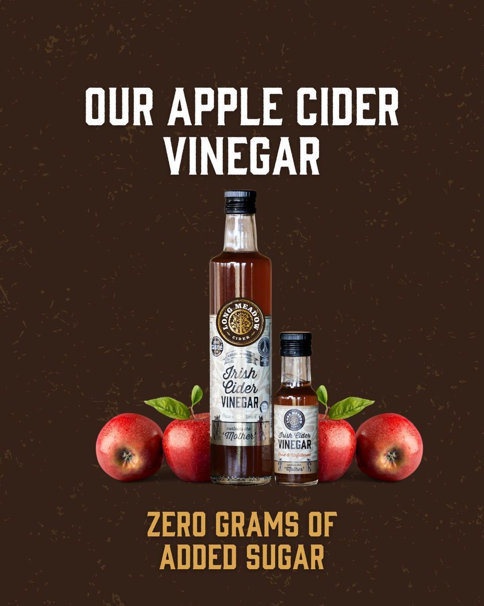 Long Meadow's #AppleCiderVinegar is completely natural with nothing added, that means you enjoy all the benefits of ACV without the calories.  Use on salads, or feel the health benefits when taken daily in hot (not boiling) water. 

longmeadowcider.com/product/irish-…