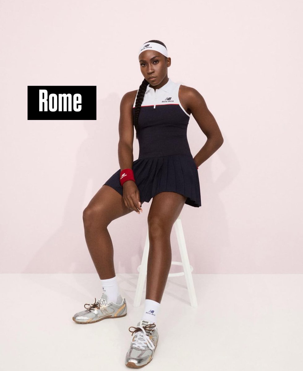 christianscourt's tweet photo. Coco Gauff has unveiled her three New Balance x Miu Miu fits 🔥

Which is your favorite? 👀 https://t.co/7Aw3oZY8am