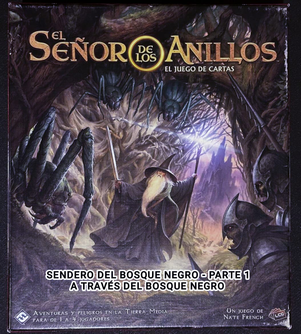 TKD_1989's tweet photo. Empiezo la Campaña "Sendero del Bosque Negro", consta de los tres escenarios de la caja base y los dos de la expansión "Penumbras Del Bosque Negro". El primer escenario es "A Través del Bosque Negro".

Héroes utilizados: "Lothiriel", "Elrond" y "Boromir". https://t.co/NA8EKcXbU0