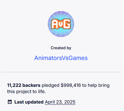 Animators vs Games tweet media