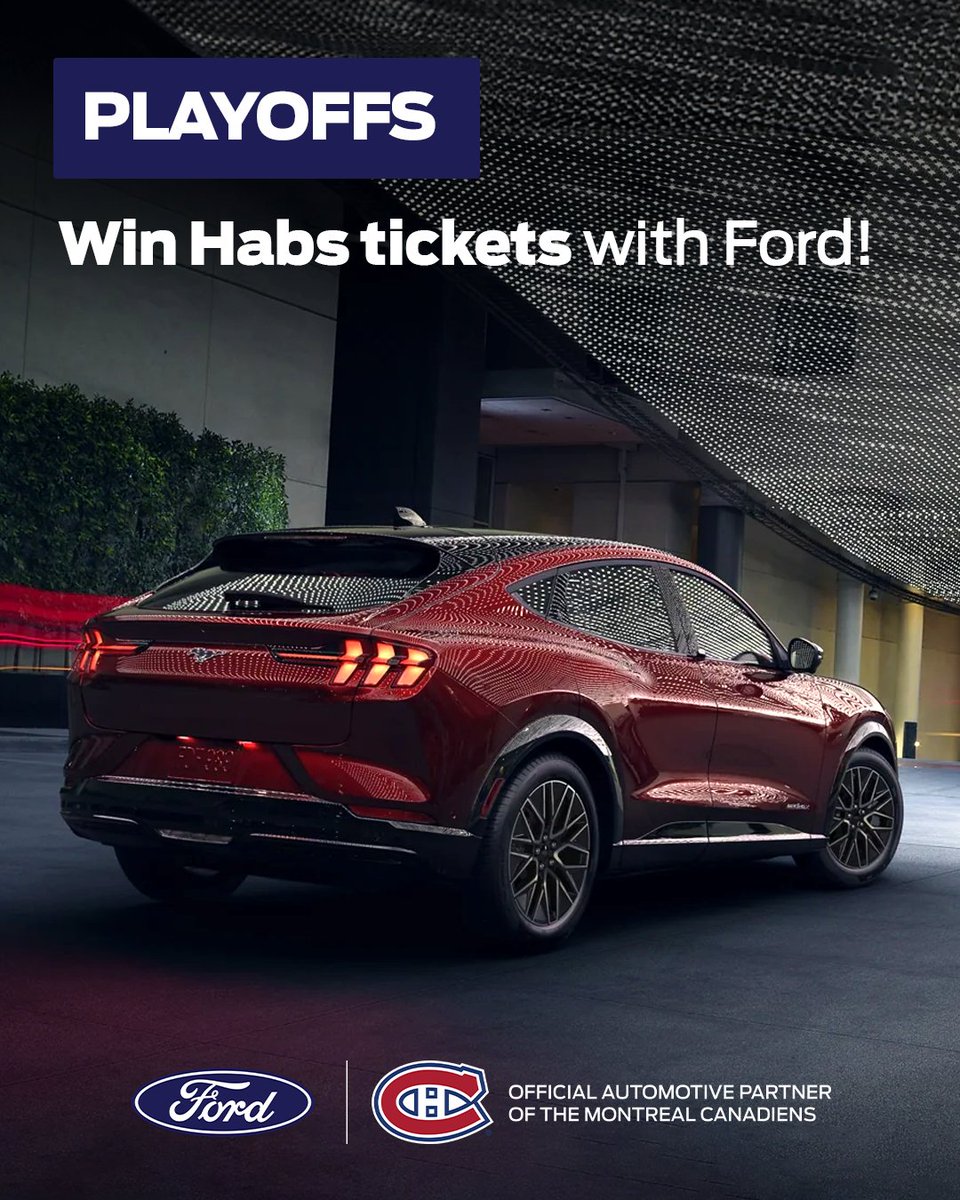 megafanford's tweet image. 🎉 Win Playoffs Tickets! 🎉

Ready to cheer on the Canadiens in the playoffs? Head to our Instagram for a chance to win tickets for the April 27th game!

8 lucky winners will be announced on April 25th: good luck!