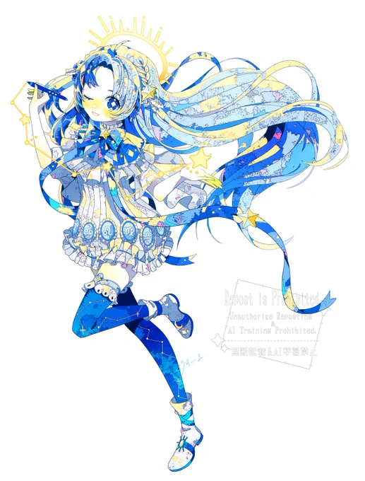星座を作る精霊さん 
