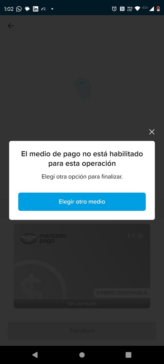 SimpleFinanceAr's tweet photo. Se cayo MercadoPago #MercadoPago te muestra el saldo en $0, y no te permite hacer transferencias. #Cayo #Transferencias #Meli #Galperin https://t.co/G39P0km0wU