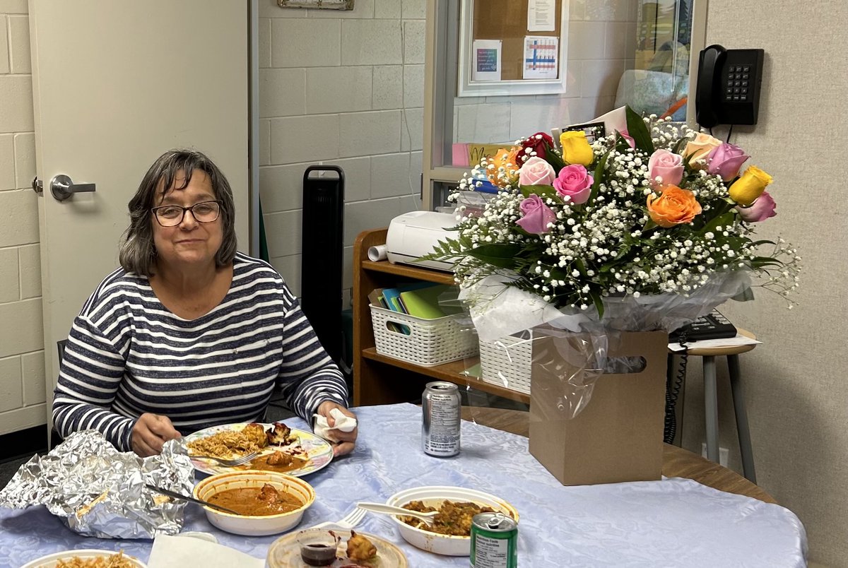 Celebrating the best of the best! Thank you Ms Gillis for all you do for our St Rose community! Thank you for being YOU!! #StRoseStrong❤️WeAllBelong
