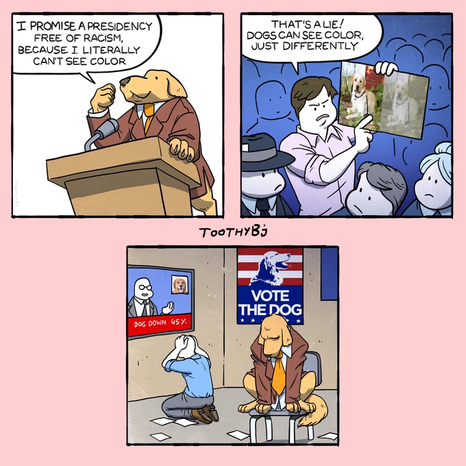 Vote the dog 