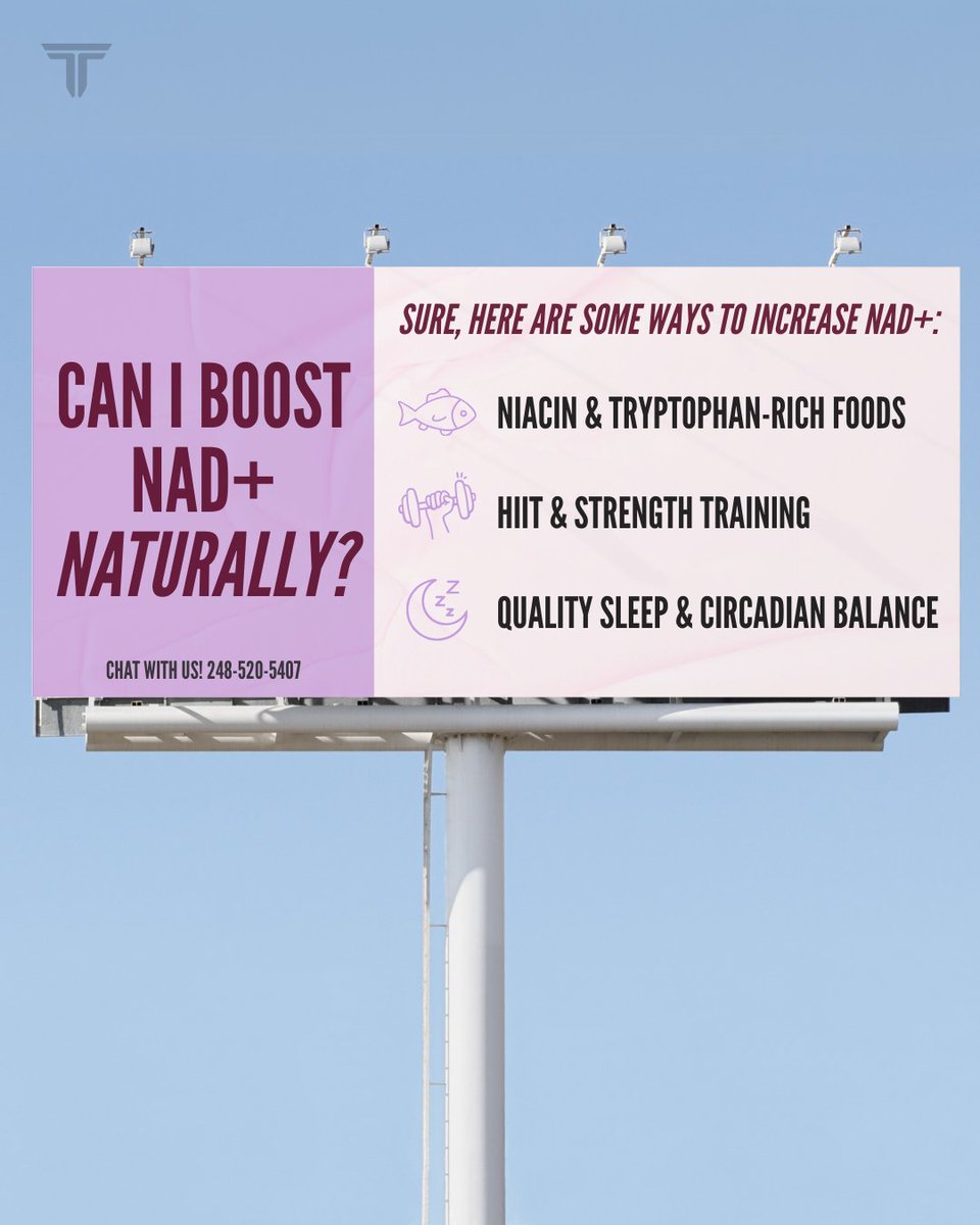 📉 NAD+ boosts energy and supports neuroplasticity for brain adaptation, playing a crucial role in cellular health and cognition. Have you tried it? 

#nad #health #wellness