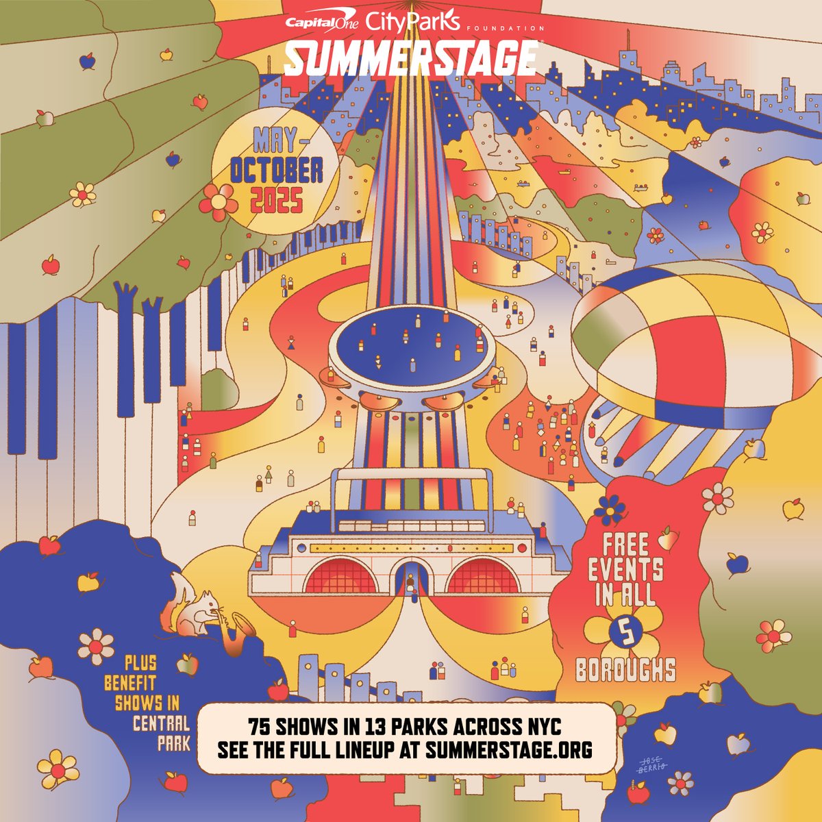 ZoomMediaUS's tweet photo. @SummerStage is back with a season of 75 shows with free performances across all 5 boroughs + benefit concerts in Central Park! 

Check out the 2025 lineup at https://t.co/SnQGIQh54Q!

#summerstage #shareyoursummerstage #summerstage2025 https://t.co/CpHV4ROMzJ