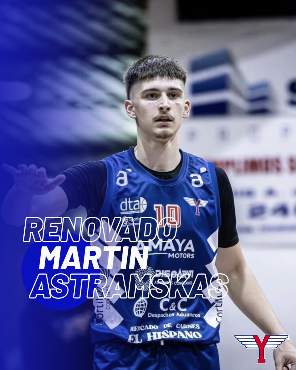yale_ca's tweet photo. 👋🏼𝗛𝗼𝗹𝗮 𝗱𝗲 𝗻𝘂𝗲𝘃𝗼 ⛹🏻
Martín Astramskas continuará formando parte de nuestro plantel mayor de cara a la LDA 2025.
Éxitos Martín!
#DaleAzul 💙 https://t.co/cv4wENUCHK
