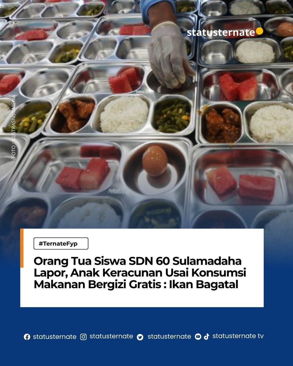 Siswa di Ternate Keracunan Makanan Bergizi Gratis @gerindra <a href="/prabowo/">Prabowo Subianto</a>