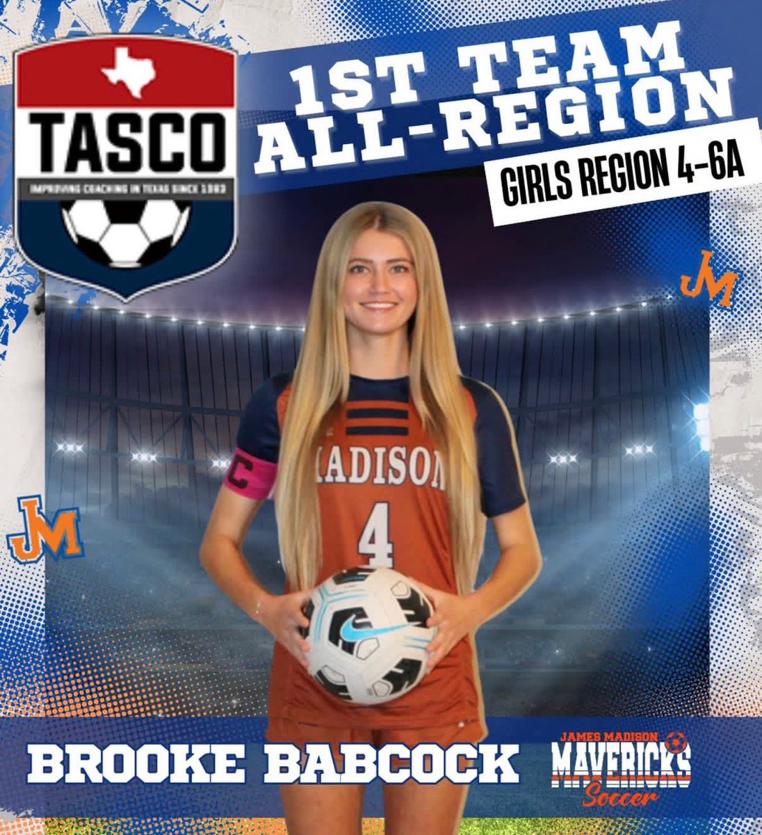 Congratulations Brooke Babcock, Lady Lions 06/07 Red, for being named 1st Team All Region! 

We are proud of you! 

PRIDE GUTS GLORY

❤️🦁⚽️ #salionsfutballclub #salionsfutball #lionsfutballclub #LionsFC #pridegutsglory #pridegutsglorylions #lionsfamily