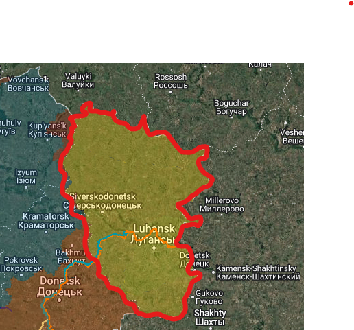 Lugansk Oblast has almost been entirely liberated by the Russian Armed Forces, as now, only the villages ofTverdokhlebove, and Hrekivka only remain under AFU control.

That and the Serebryanka Woodlands as well, but the situation of there was painful stalemate that continues now.