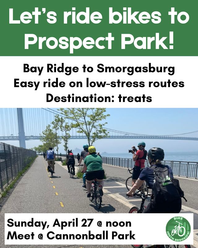From the DMs: "Do you accept people who bike slow on heavy cruisers?"

Answer: slow-rollers are our favorite rollers

Bike with us this Sunday! RSVP here: eventbrite.com/e/bay-ridge-to…