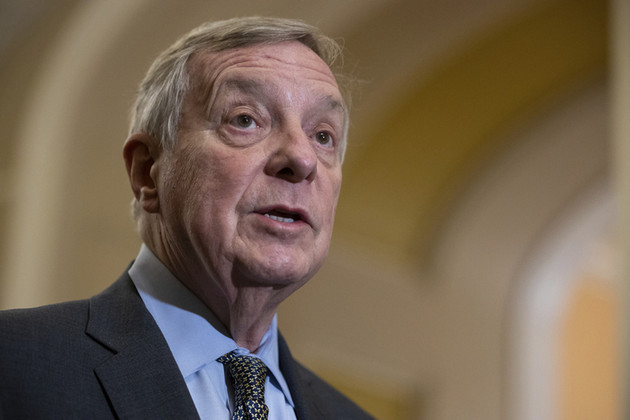 Meet Dick Durban the dude who doesn't want the Epstein list exposed is quitting the Senate.