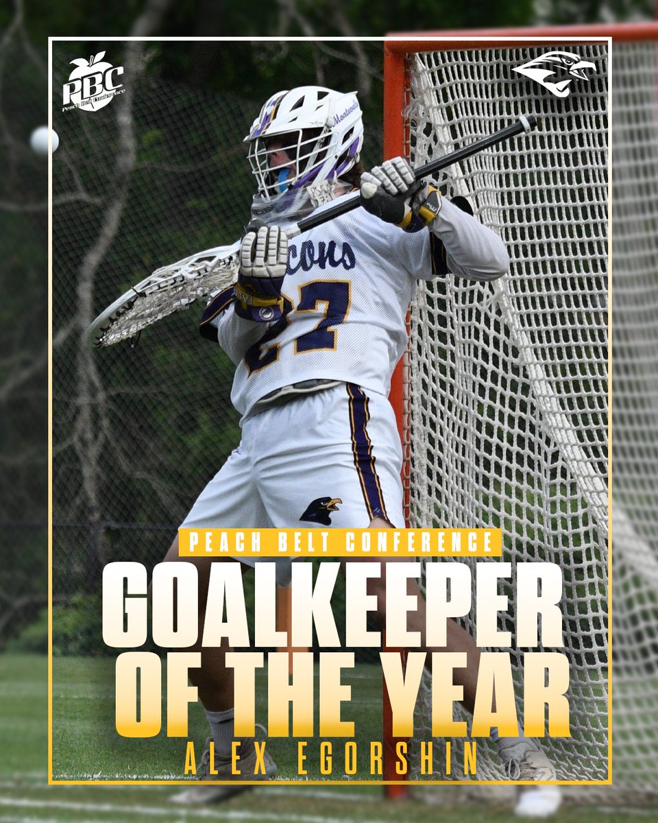Montevallo Falcons (@umfalcons) on Twitter photo GOALKEEPER OF THE YEAR 😤
For the third consecutive season, Alex Egorshin has been named the top <a href="/PeachBelt/">Peach Belt</a> goalkeeper 💪
#TogetherWeRise GOALKEEPER OF THE YEAR 😤
For the third consecutive season, Alex Egorshin has been named the top <a href="/PeachBelt/">Peach Belt</a> goalkeeper 💪
#TogetherWeRise